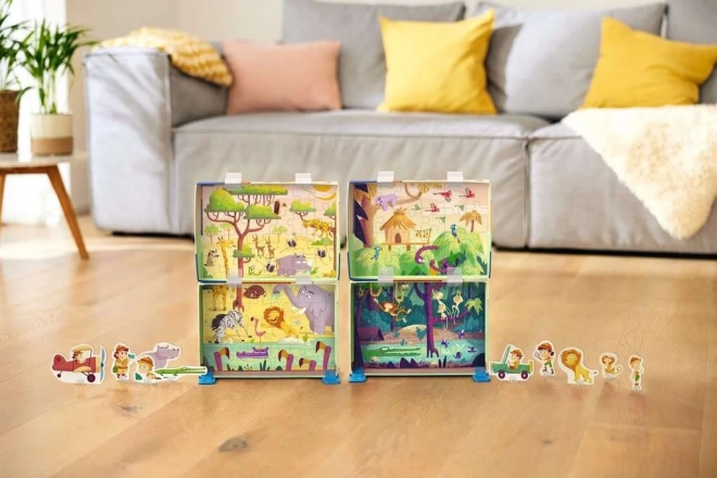 Puzzle & Igra: Safari - RAVENSBURGER 2x24 komada