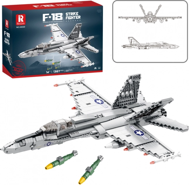 Konstrukcijske kocke Lovac F-16 Fighting Falcon