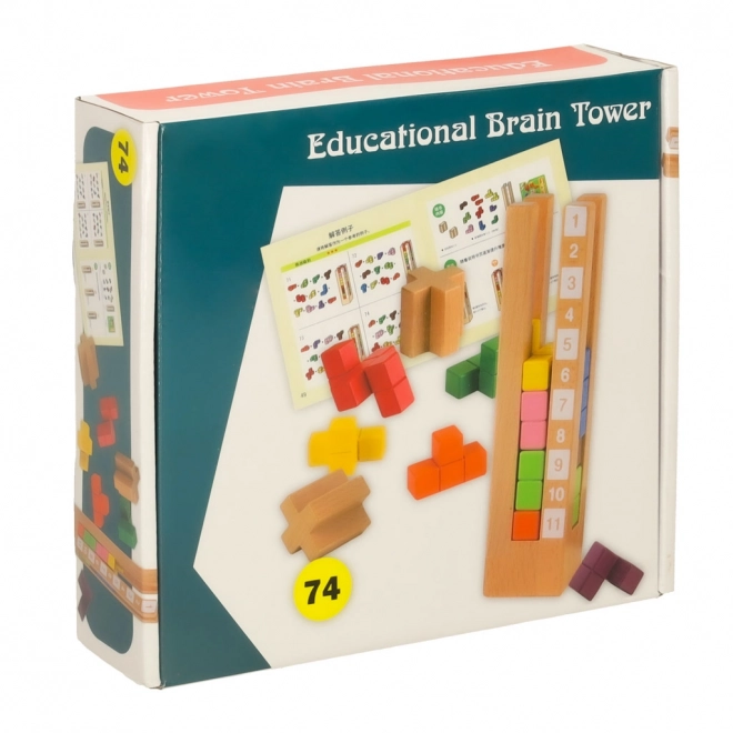 Šarene drvene edukativne kockice Montessori