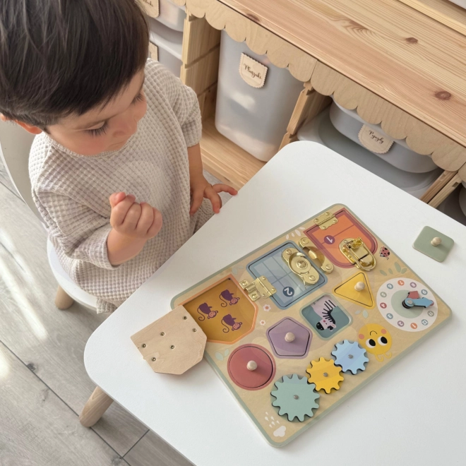 Drvena manipulatorna ploča Tooky Toy