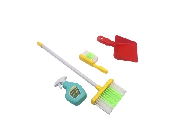 Komplet za čišćenje/čistačica s dodacima plastika 5 komada na kartici 21,5x57,5x5cm