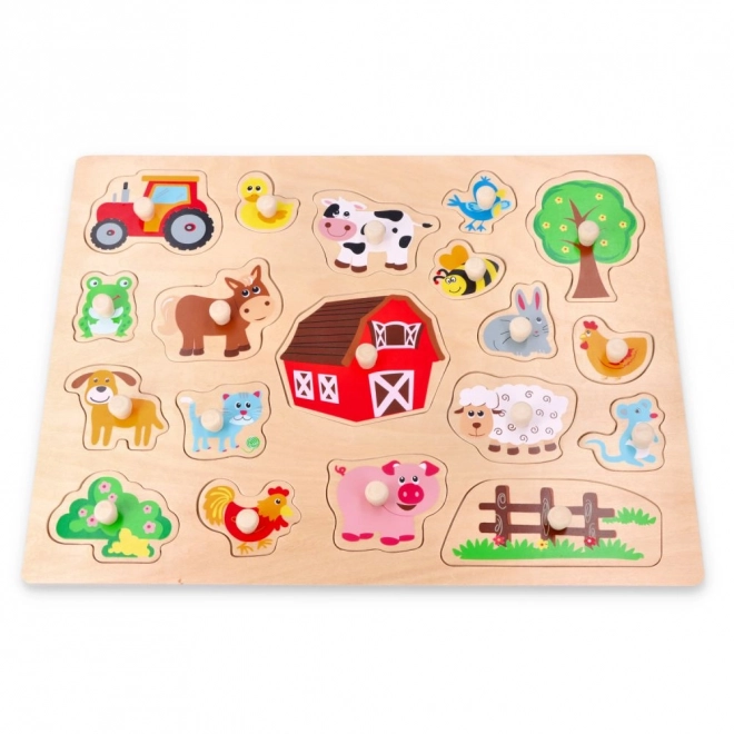 Velike drvene puzzle Na selu