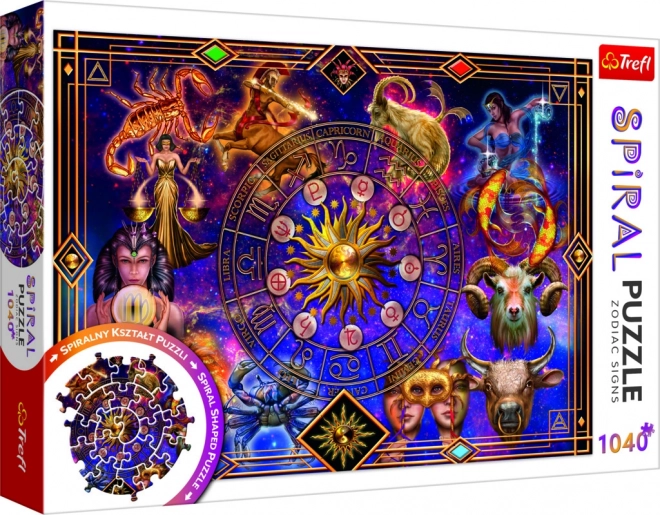 Spiralne puzzle Zodijački znakovi 1040 dijelova TREFL