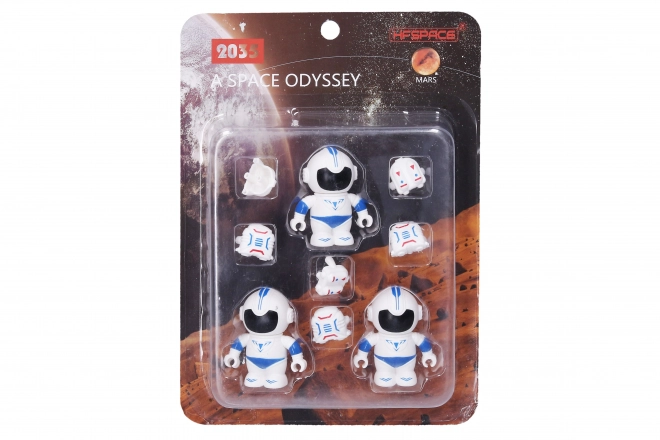 Astronauti 3 figurice 6 cm