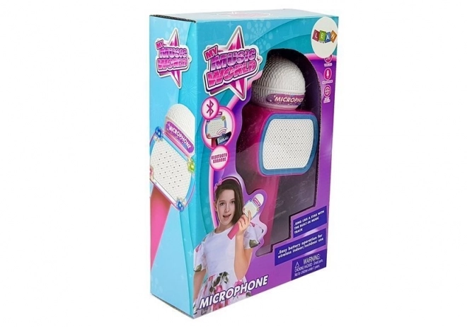 Dječji karaoke mikrofon bluetooth ružičasti
