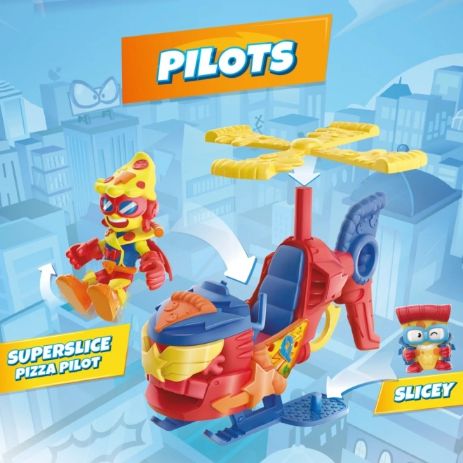 SuperThings Pizzacopter s lansirnim diskom