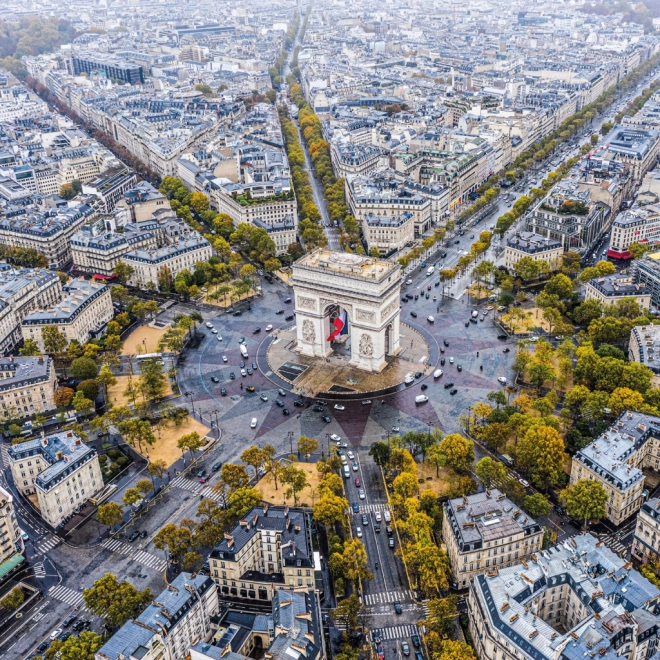 NOTIQUE Kalendar za bilješke Pariz 2025, 30 x 30 cm