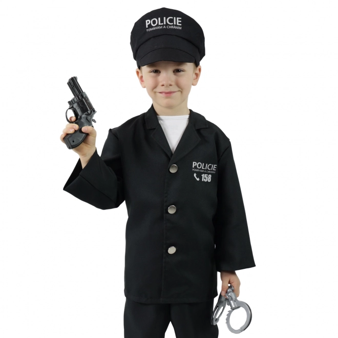 Dječji kostim policajac s kapom - češka tisk (S)