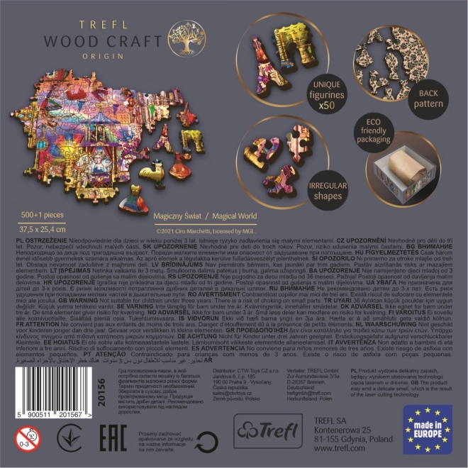 Drvene puzzle Čarobni svijet 501 komadić