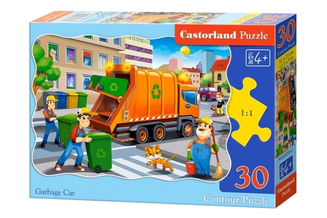 Dječje puzzle Garbage Car
