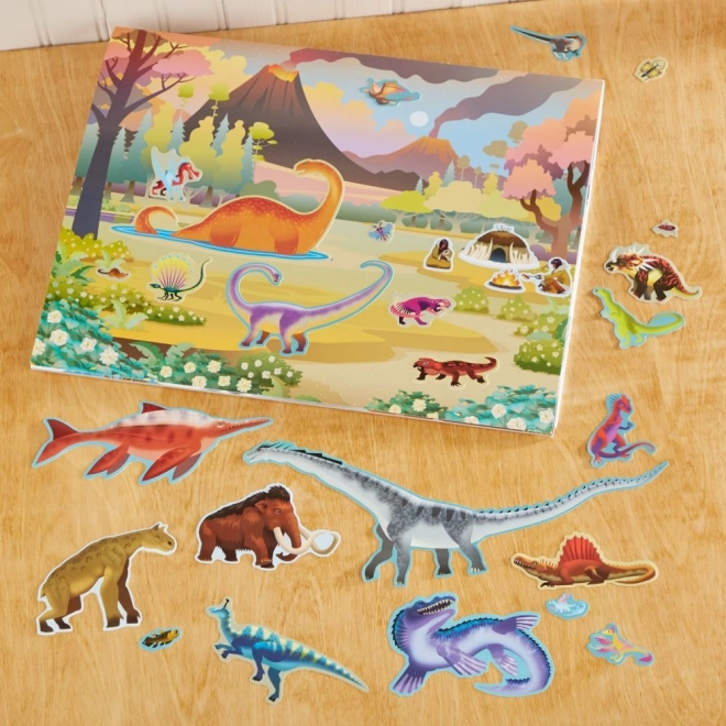 Melissa & Doug prapovijesni svijet ponovno upotrebljive naljepnice