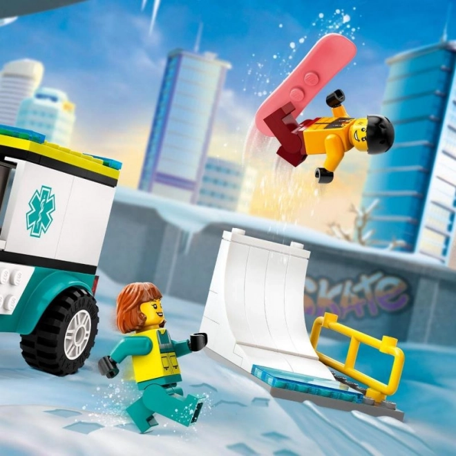 LEGO® City 60403 Hitna pomoć i snowboardaš