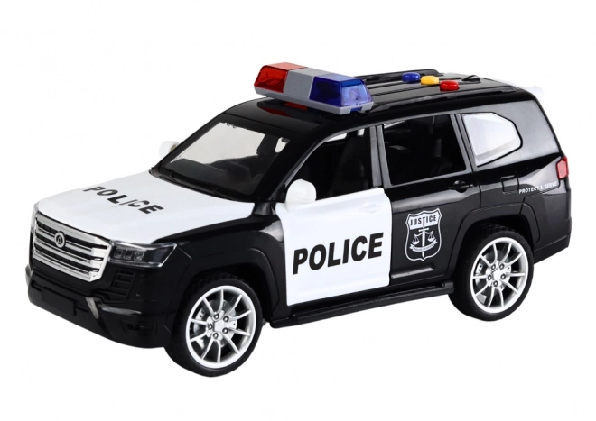 Policijski auto s efektima, otvarajućim vratima i mjerilom 1:14