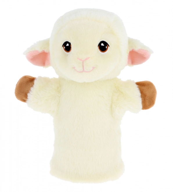 Keel Toys SE3077-5 Keeleco Ovčica - eko plišana rukavica za ruku 27 cm