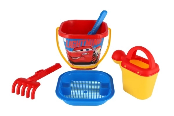 Set za pijesak Automobili plastika 5 komada 26x18cm u mrežici 12m+ Wader