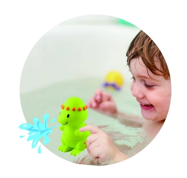 Sklopivi gumeni dinosauri za kadu