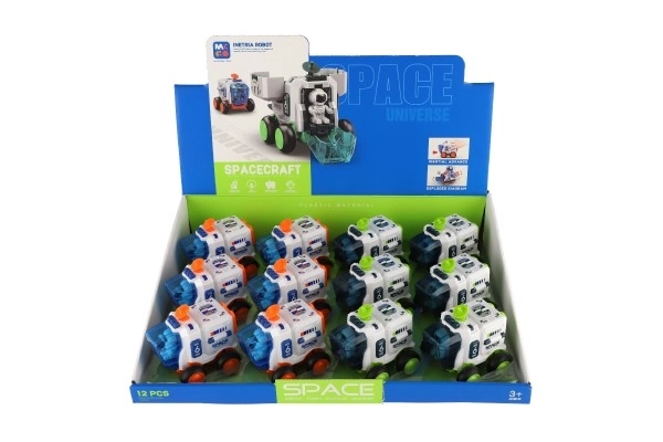 Svemirski automobil plastika 8x9cm na pogon 2 boje