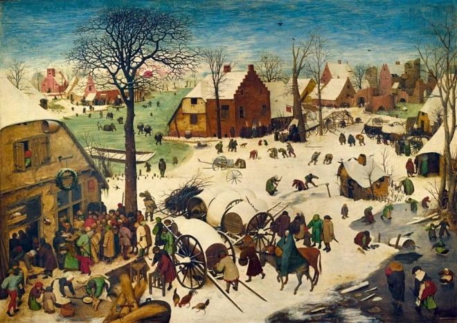 Puzzle Popis stanovništva u Betlehemu 1000 dijelova