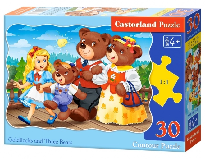 Puzzle 30 komada Zlatokosa i tri medvjeda