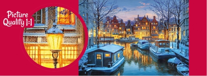 Puzzle Amsterdam noću 1000 dijelova