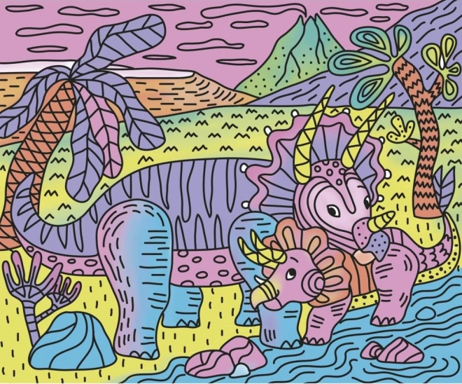 JANOD Maxi bojanka Dinosauri