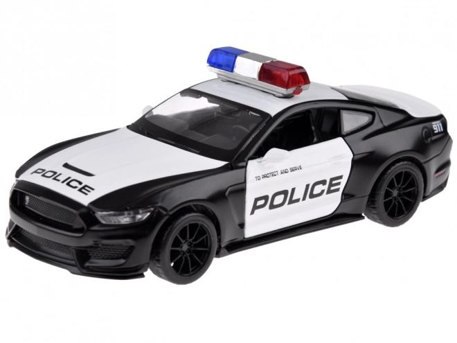 Metalni policijski auto Ford Shelby GT350 u mjerilu 1:32 s efektima svjetlosnih signala