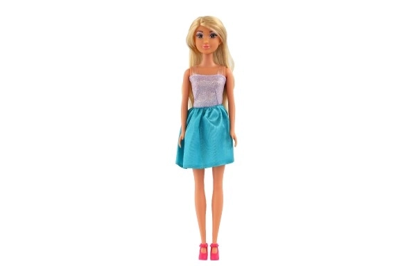 Lutka Anlily u sjajnim haljinama plastika 30cm 4 boje u kutiji 8x32x5cm 12 komada u kutiji
