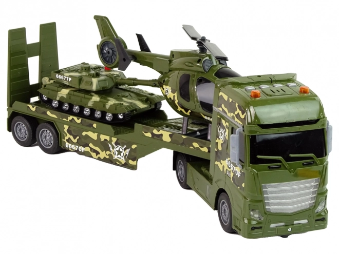 Vojna građevni set Frakcija tenka Helikopter s pogonom Kamion