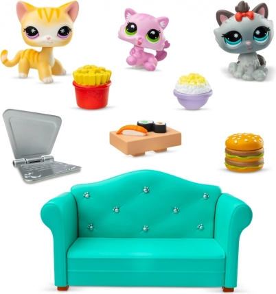 Littlest Pet Shop Set Večera s 3 Figuricama