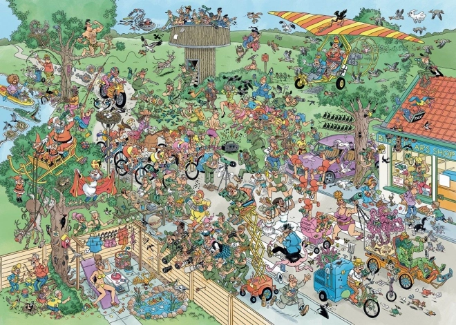 Puzzle JUMBO Jan van Haasteren Promatranje ptica 1000 dijelova