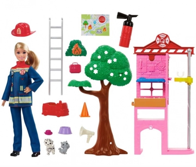 Lutka Barbie vatrogasac s priborom
