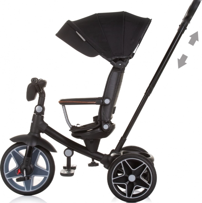 Trokolica Chipolino s krovićem i glazbenim boxom Derby 2u1 Obsidian