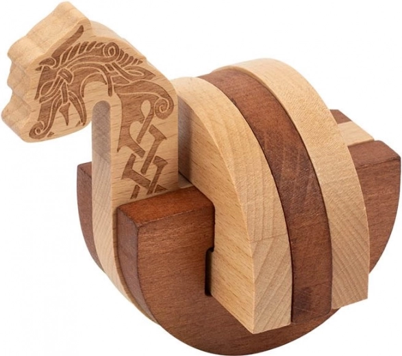 Profesor Puzzle: Vikinški zmajski brod iz kolekcije Lost and Found