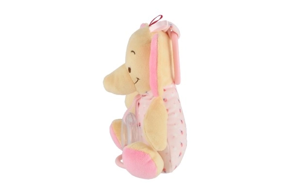 Glazbena kutija - ružičasti slon 18 cm