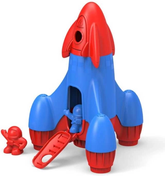 Green Toys raketa crvena