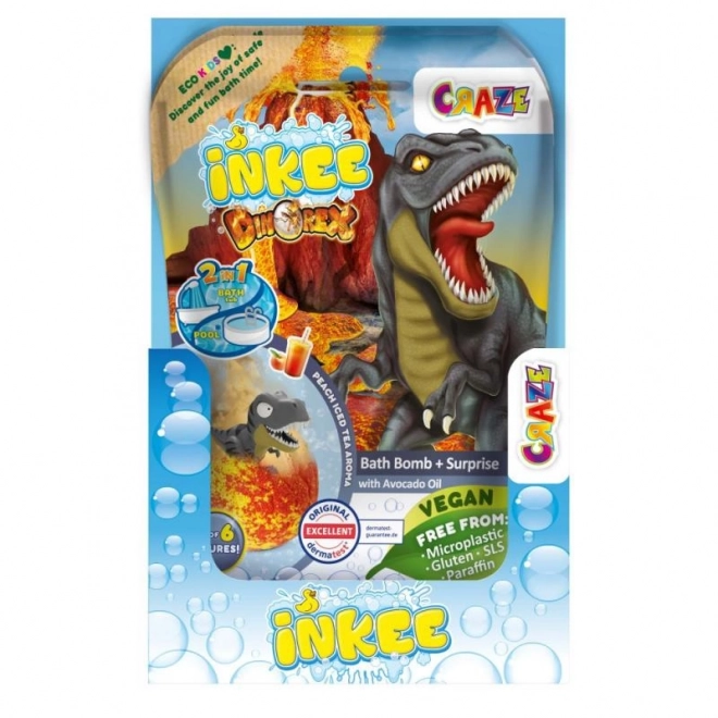 Šumeća bomba za kadu s iznenađenjem Dinosaurus