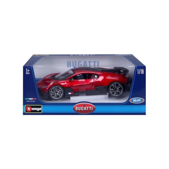 Bburago model Bugatti Divo crveni 1:18