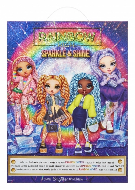 Rainbow High Sjaj i Sjaj Moda lutka - Viola (Ljubičasta)