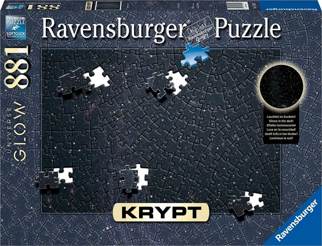 Ravensburger puzzle Krypt Universe Glow 881 dijelova