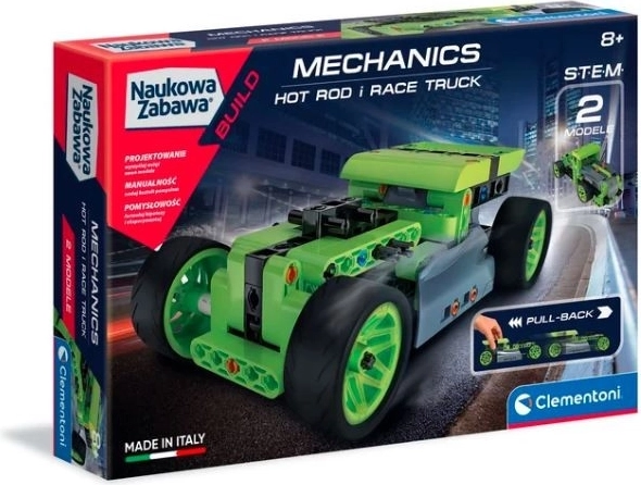 Konstrukcijski set Mehanički laboratorij - Hot Rod i Trkaći kamion