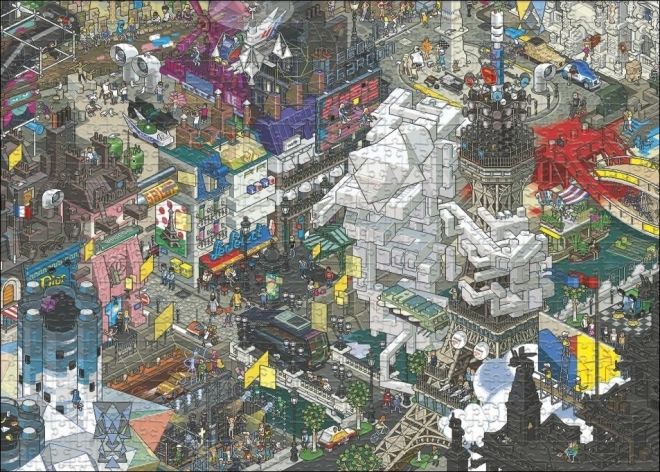 Puzzle Pixorama: Pariško istraživanje 1000 dijelova