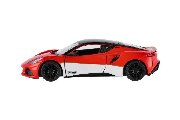 Auto Kinsmart Lotus Emira 1:38 metal/plast 12,5cm 3 boje na povlačenje unatrag 12 kom u kutiji