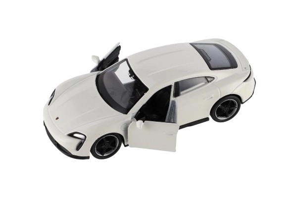 Auto Welly Porsche Taycan Turbo S metalik/plast 12 cm 4 boje na povlačenje 12 kom u kutiji