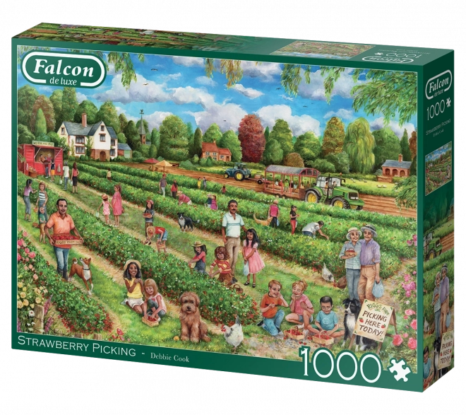 Puzzle Berba jagoda 1000 dijelova
