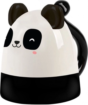 keramička šalica panda up & down 300 ml