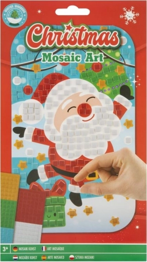 Mozaik slika Božić – Djed Božićnjak 14 × 23 cm GRAFIX