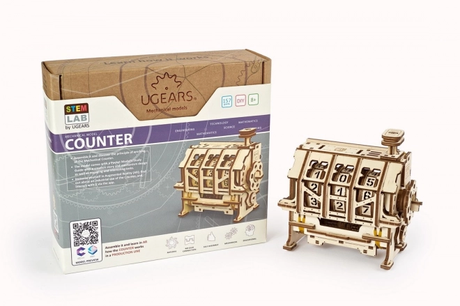 Ugears 3D puzzle - Blagajna računalo 157 dijelova