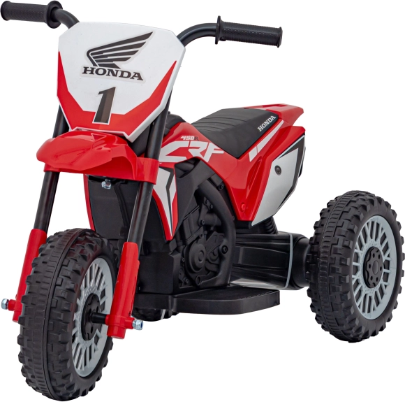Dječji električni motocikl Honda CRF 450R na 3 kotača – Crvena