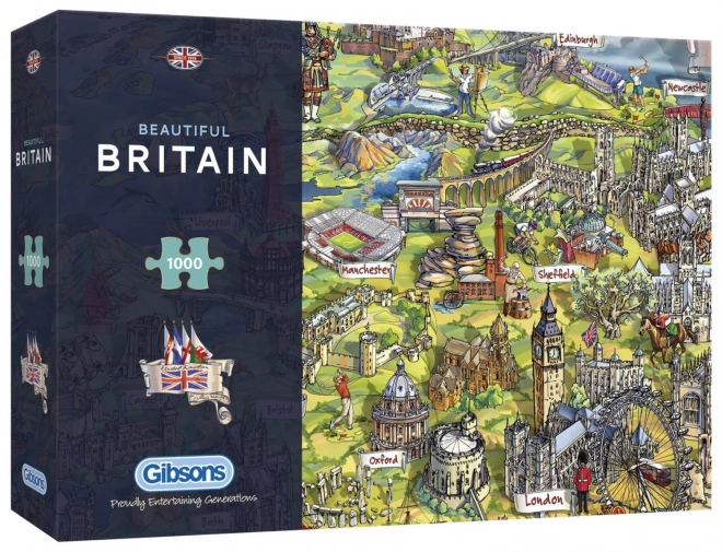 GIBSONS Puzzle Prekrasna Britanija 1000 komada