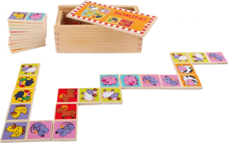Drvene domino kocke zoo small foot